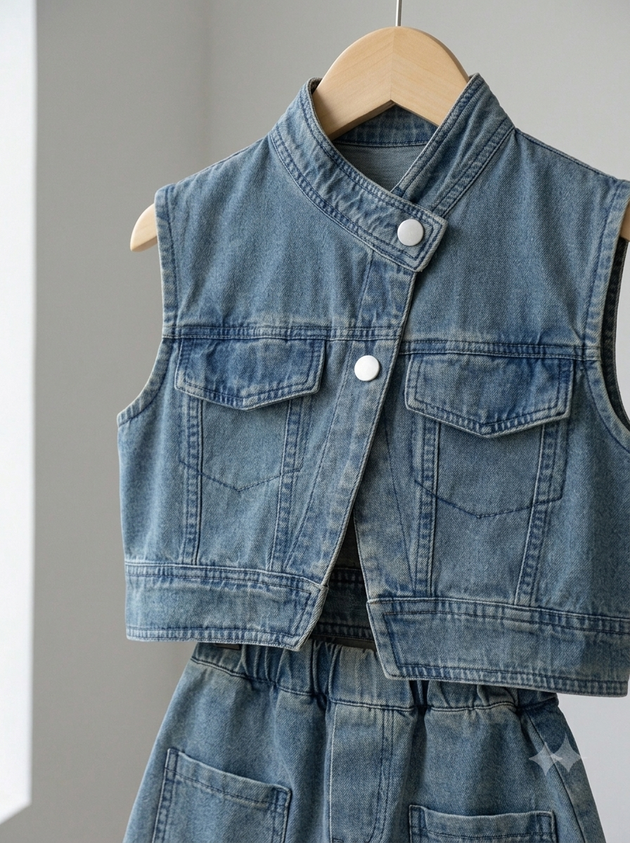 Washed Denim Vogue Set