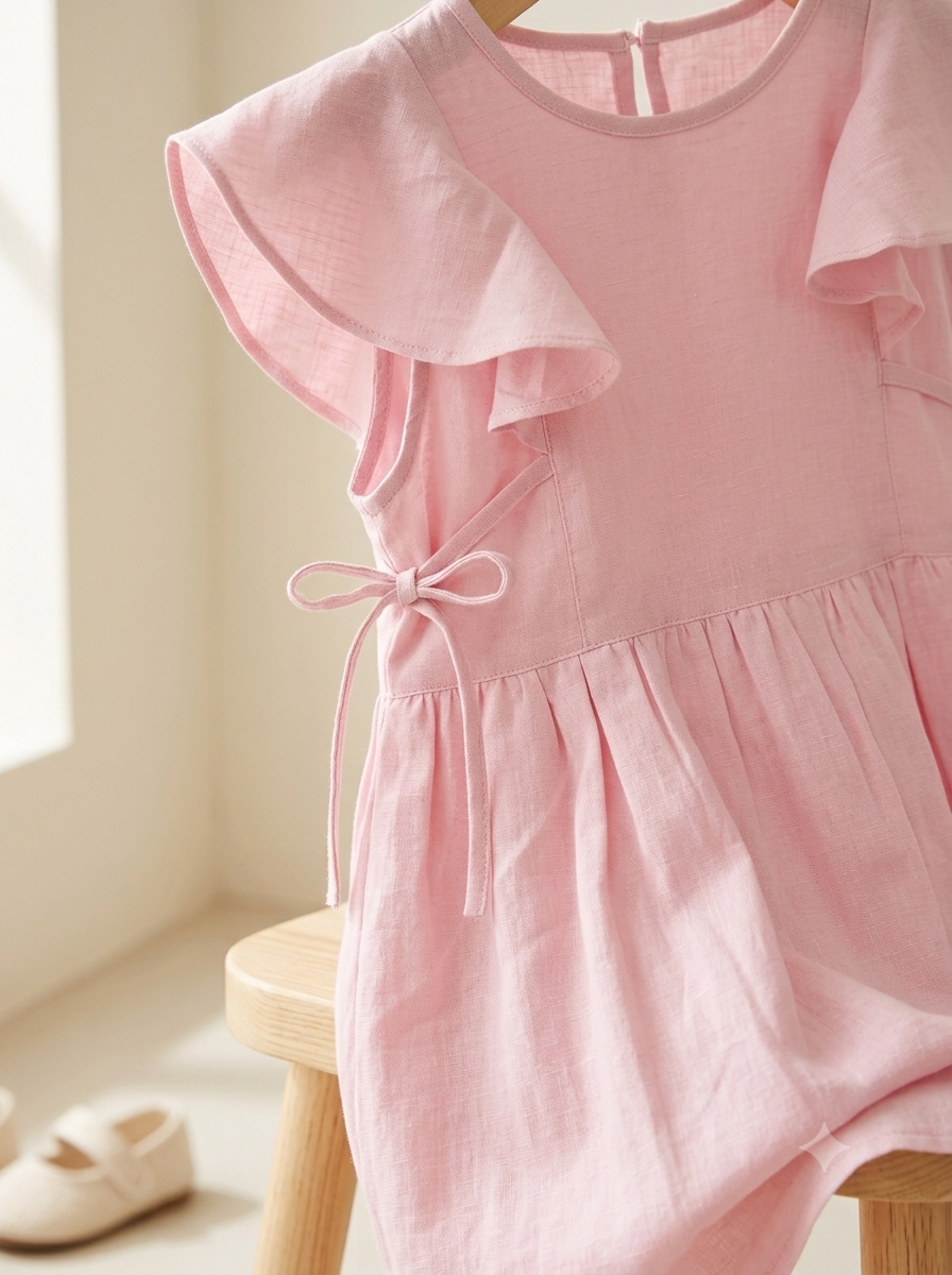 Blush Chloe Flutter Dress